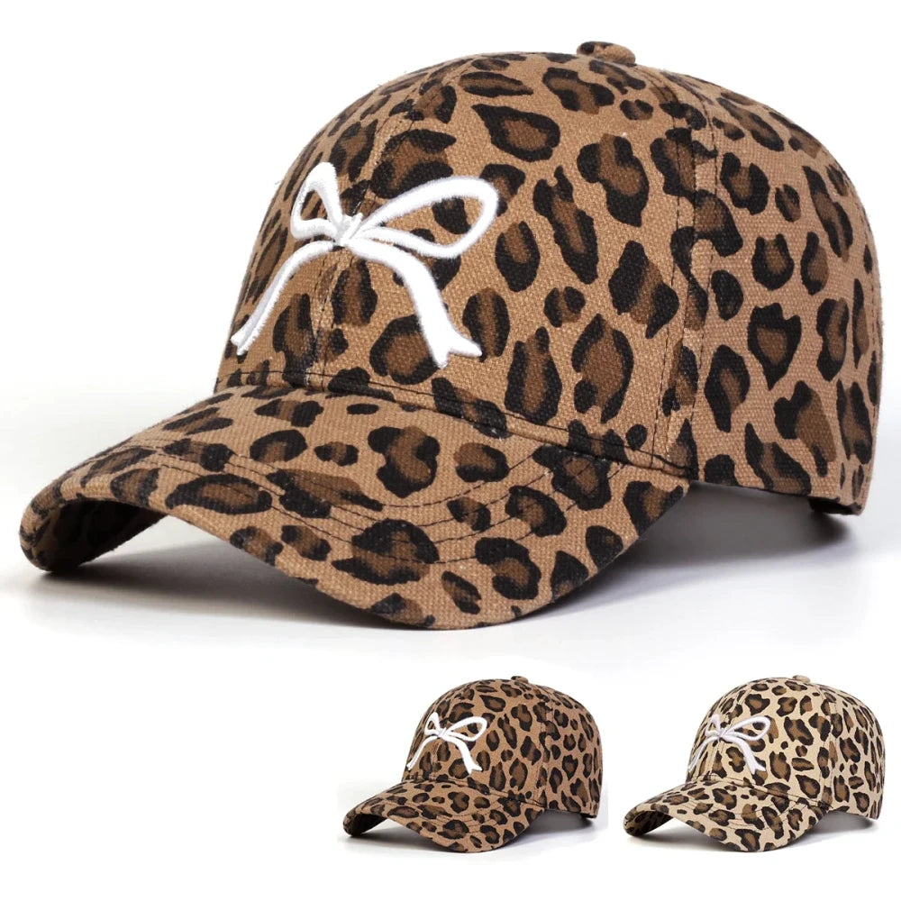 Busy Mom leopard Hat