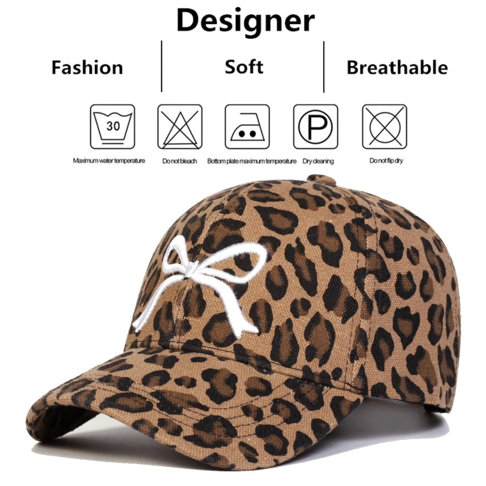 Busy Mom leopard Hat