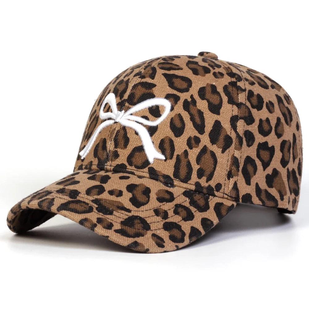 Busy Mom leopard Hat